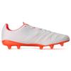 Puma King Platinum 21 Rally FG/AG Fabric Low-Top Soccer Shoes Men Soccer Shoes White Orange 107109-01