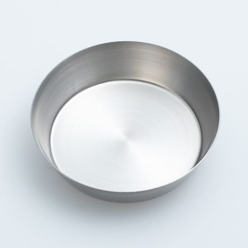 Suncraft Tart Pan, Round, Medium, 7cm, Made in Japan, Stainless Steel, Silver, PP-698, Ideal for Pastry Chefs and Confectioners