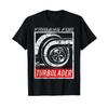 Fridays for Turbocharger Tuning Car Racing Engine Capacity T Shirt Vintage Washed Graphic Desig