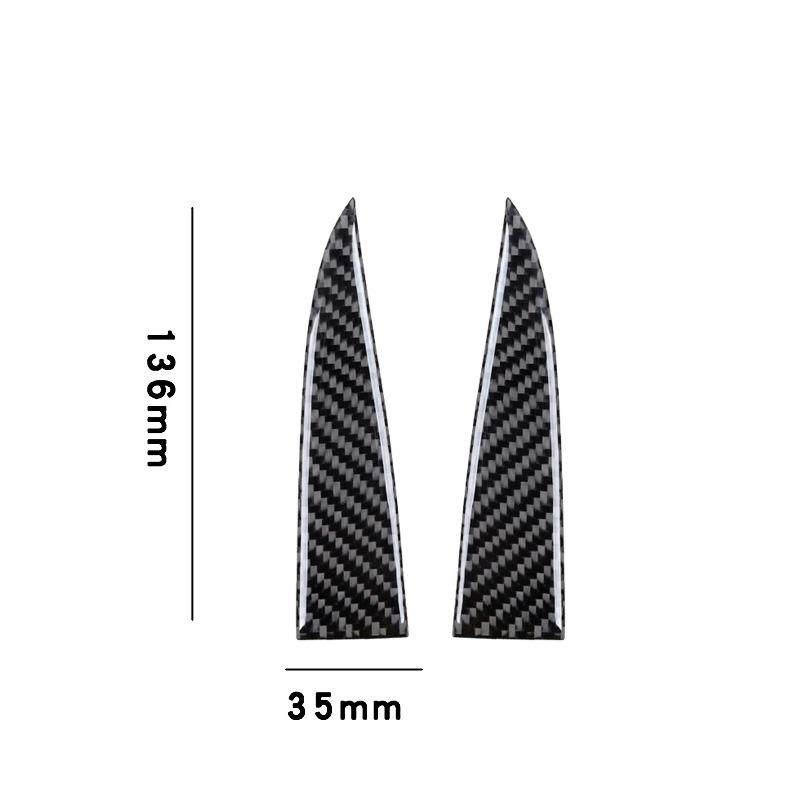 Real Carbon Fiber Car Dashboard Both Side Speaker Audio Panel Sticker For Tesla Model 3 Model Y 2017-2022 Car Accessories