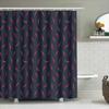 Bathroom Shower Curtain Tropical Palm Leaf Ocean Wave Scenic Decor Waterproof Fabric Modern Farmhouse Coastal Home Decor