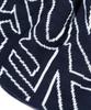BROWNBREATH Big Tag Beanie - Navy