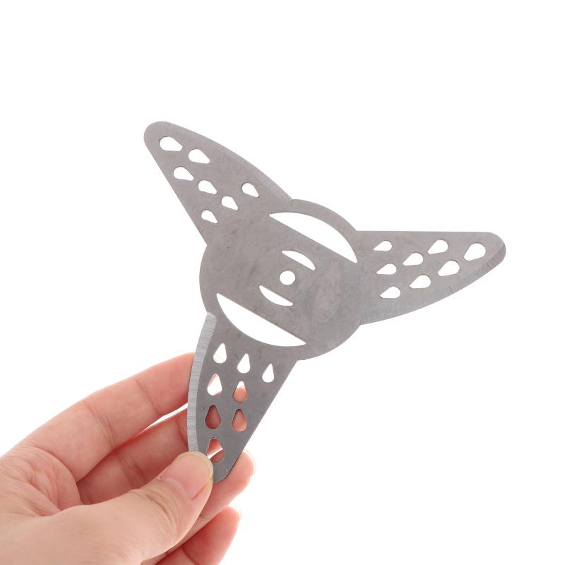 1/3/5 Pcs Metal Grass String Trimmer Brushcutter Head Blades 130mm For Electric Lawn Mower Lawnmower Parts Tool Accessories