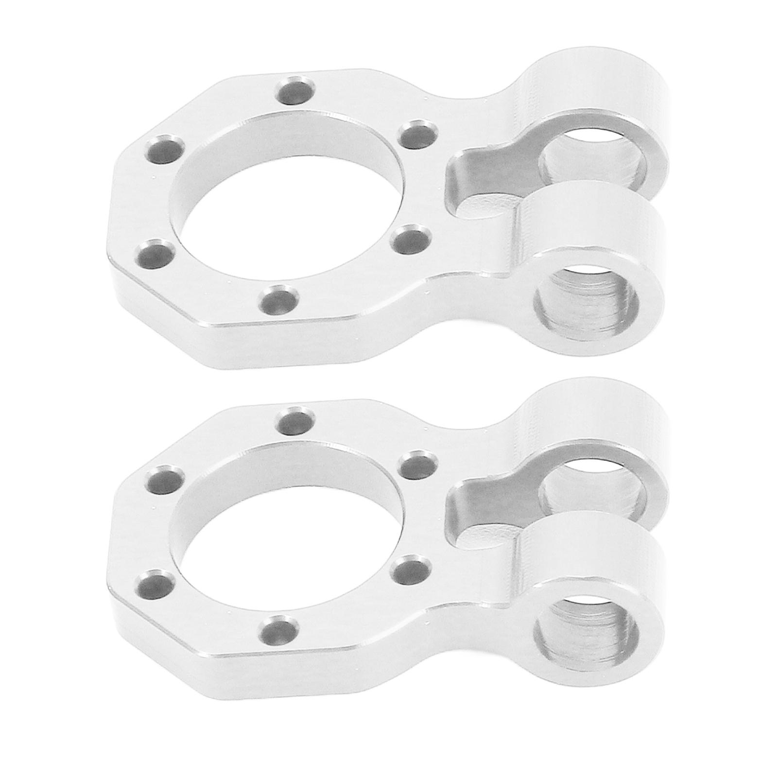 

2pcs RC Trailer Hook RC Car Decoration Parts Fit for 1 10 RC Crawler Universal Adjustable Bumper Trailer Hooks for RC срібний
