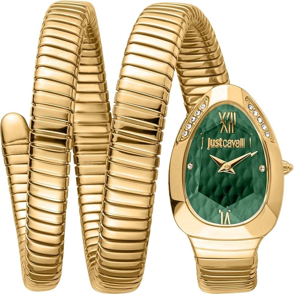 Just Cavalli Serpente Metallica Green Dial