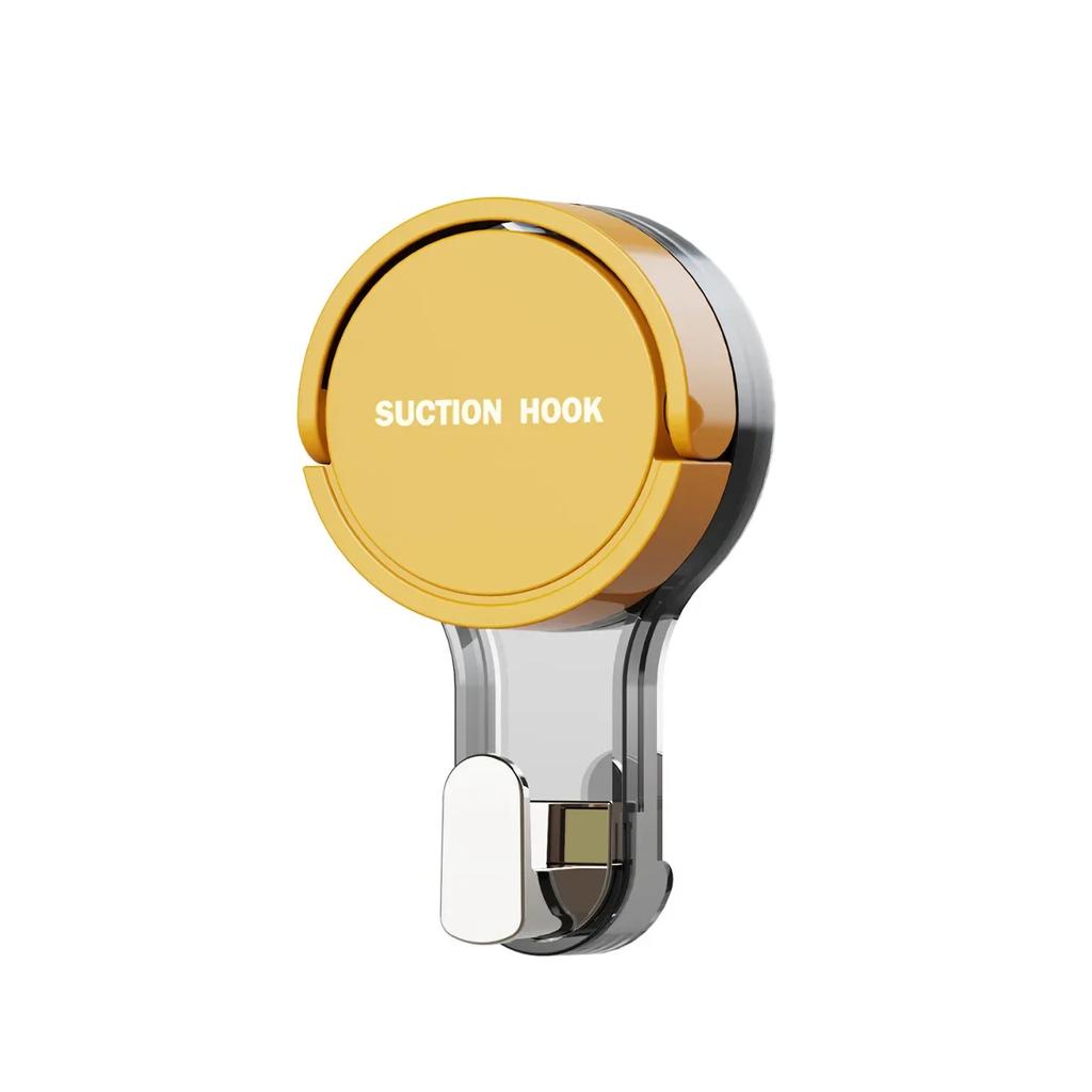 1-5Pcs Strong Vacuum Suction Cup Hooks-Reusable Waterproof No Punching,Single/Double for Bathroom Kitchen,Towel Clothes Hanger