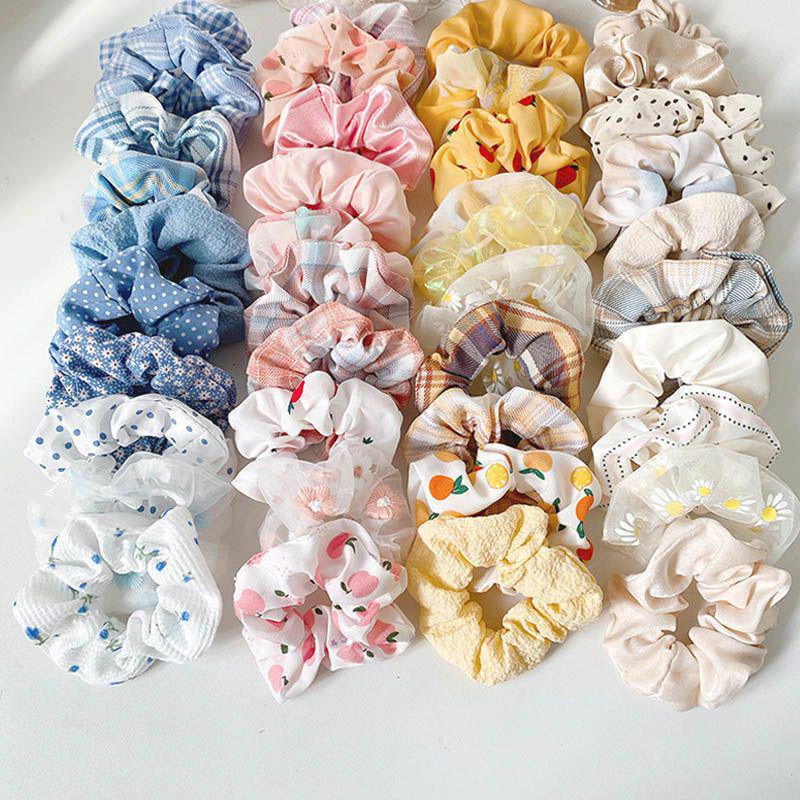 Korean Style College Chic Hair Tie Set – Cute & Stylish Large Intestine Hair Ropes