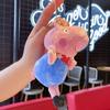 Plyšová klíčenka Peppa Pig s krátkým plyšovým materiálem pro dětský dárek a párty výslužku