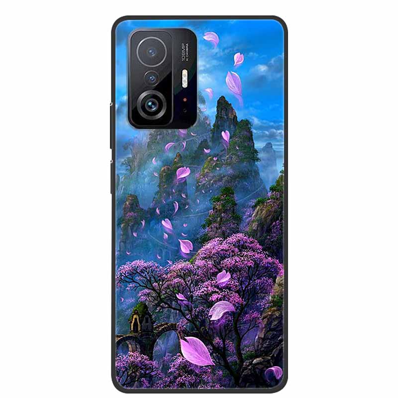 For Xiaomi 11T Pro Case Marble Soft Silicone Back Case for Xiaomi mi 11T Pro Phone Cover for Xiaomi 11 T Pro 2021 Coque Funda