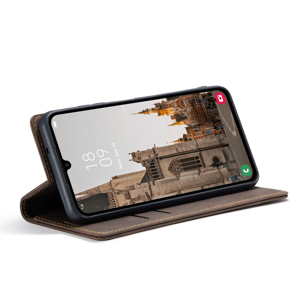 For Samsung Galaxy A16 5G/A16 4G Case CASEME 013 Series Card Holder Stand Leather Phone Cover
