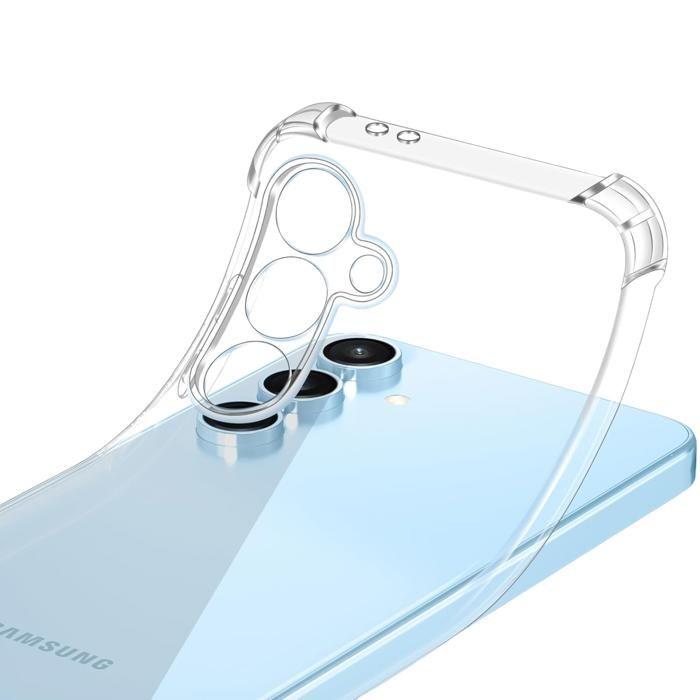 Coque pour Samsung Galaxy S24 FE - Phonillico® - Antichoc - Souple - Transparent - Lisse