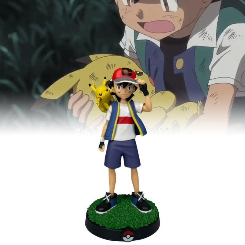 Ketchum Ash Pikachu Pvc Toy Model Desktop Decor Children Christmas Gift