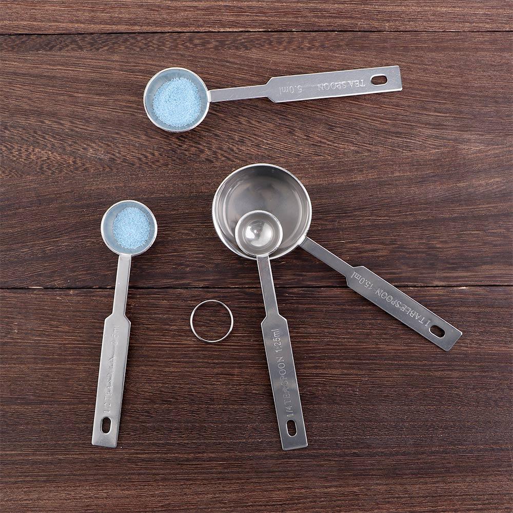 Steel Accurate For Measure Cooking Baking Cooking Tablespoon Coffee Scoop Teaspoon Measuring Spoons