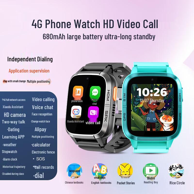 Xiaobawang Z20 Kids 4G GPS Smartwatch (CN version)