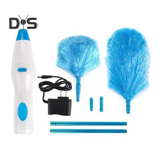 360-Degree Rotating Electric Duster Brush Battery Powered Quick Cleaning Super Absorbent Washable Dust Collector Wireless Cleaning Brush