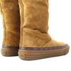 Excellent LOUIS VUITTON Boots Monogram Pattern Mouton Camel Women 36 Used