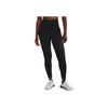 Under Armour Logo Embroidered Slim Fit Nine-Point Fitness Pants Women Pants Black 1377087-001
