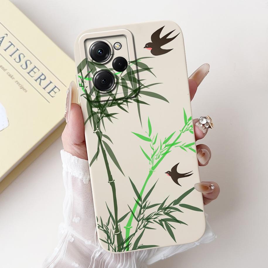 For Xiaomi Poco X5 Pro Case Cool Fashion Flower Sunset Soft Silicone Soft Protection Cover For Xiaomi Poco X5 X 5 X5Pro 5G Funda