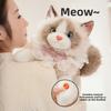 Cute Plush Cat School Bags Stuffed Animals Animals Plush Bag  Shopping Bag