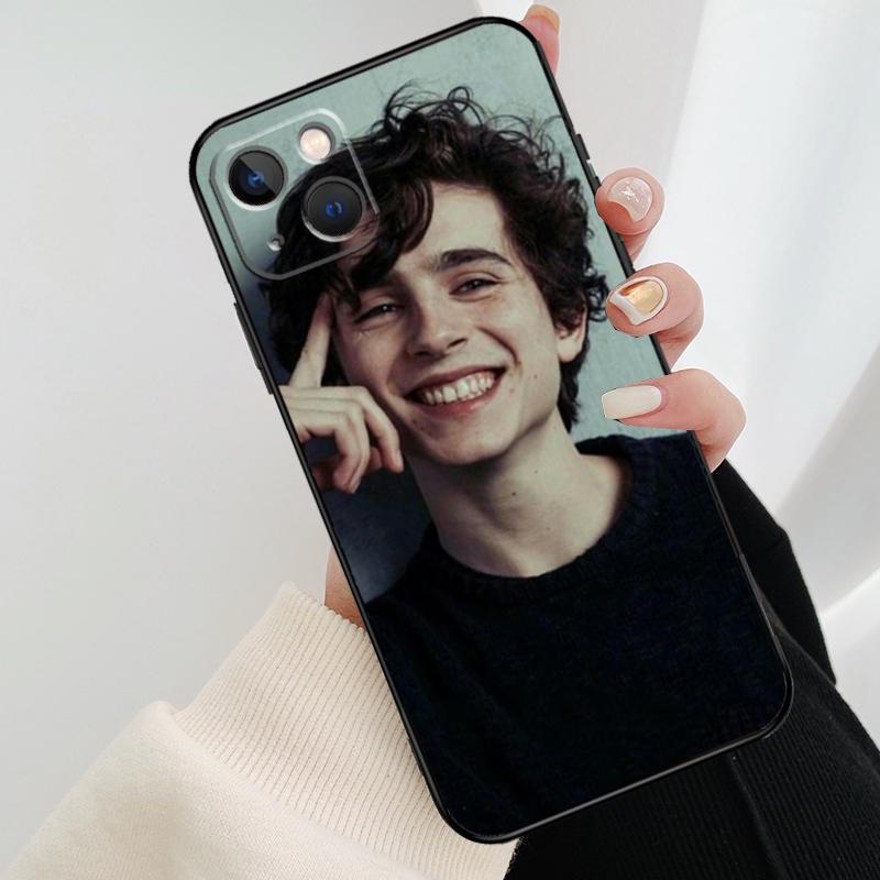 Timothee Chalamet Actor Phone Case For iPhone 17 Pro Max 14 13 12 11 15 16 Pro Max mini 16 15 Plus 16e 17 Air Cover