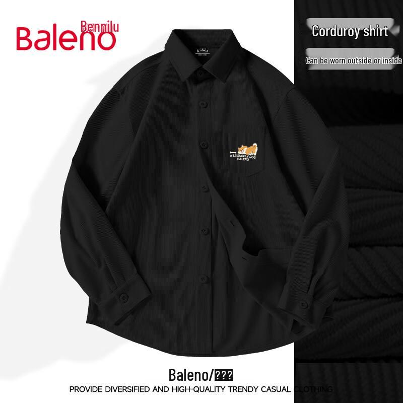 Мужская вельветовая рубашка с длинным рукавом Baleno M