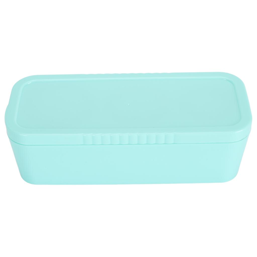 Ice Cube Tray for Tumbler Silicone Ice Maker for Making 3 Hollow Cylinder with Lid and Bin for Freez