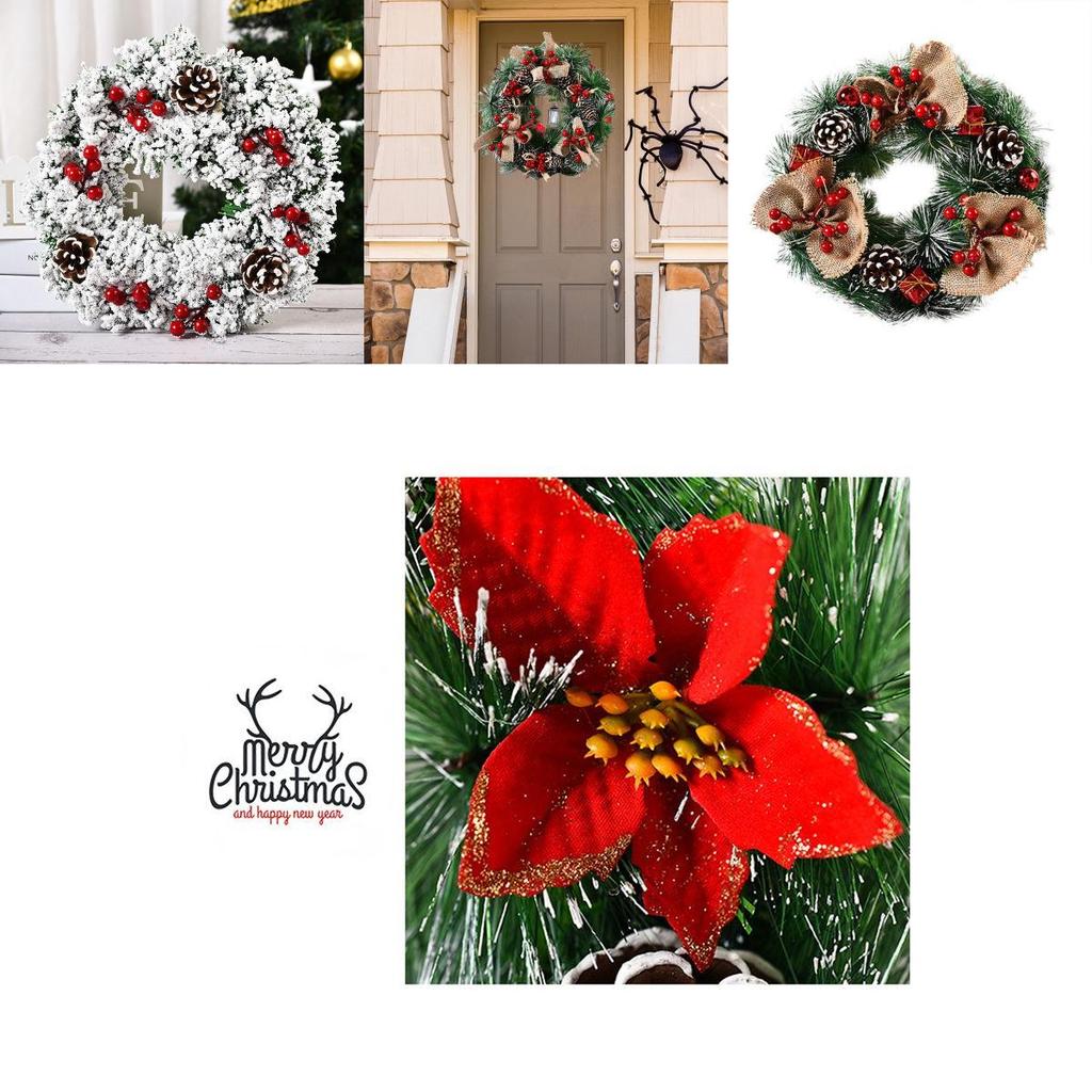 Beautifully Crafted Christmas Wreath Featuring Pine Cones And Elegant White Accents For Your Home