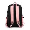 Japan cartoon comics Demon Slayer Large Capacity Backpack for Teenagers and Students USB Interface Laptop Bag 0007
