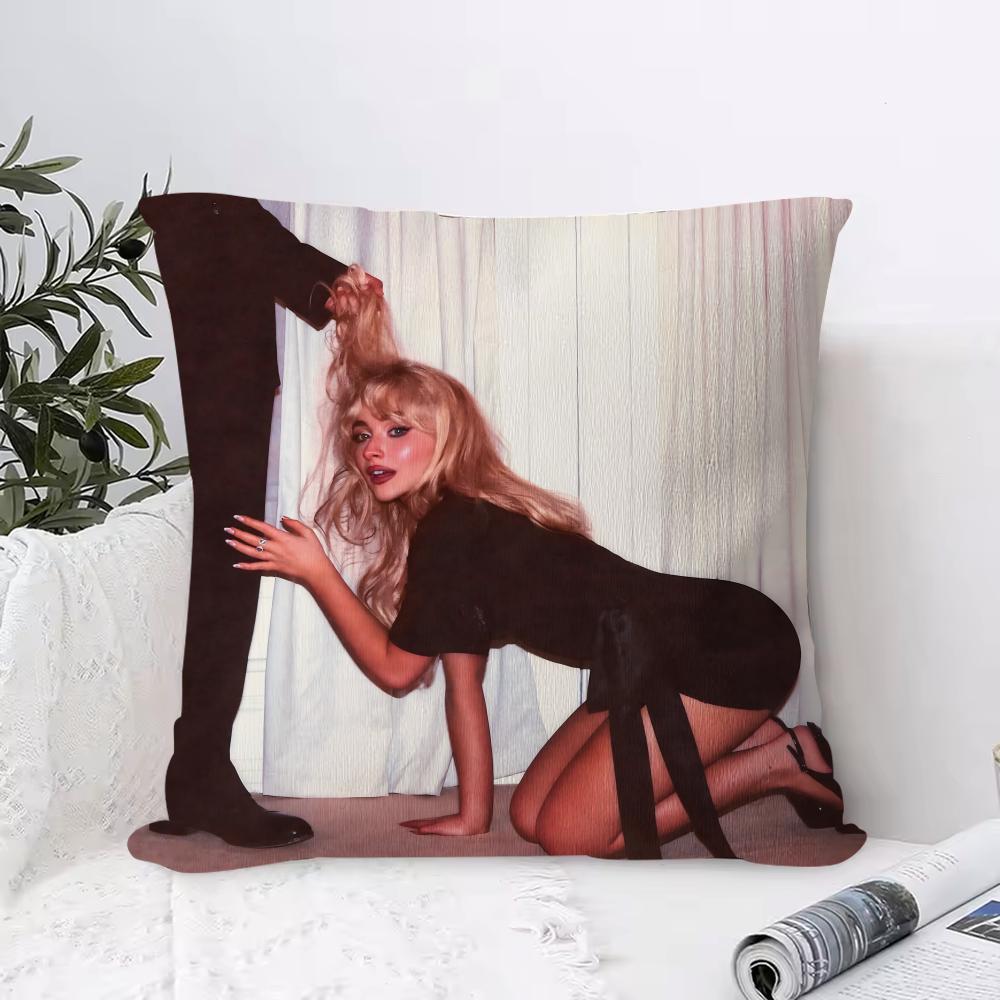 Cute Animal Champion Cushion Cover Anti-dustmite Pillowcase Invisible Zipper Silky Short Plush Sofa Cushion Cover