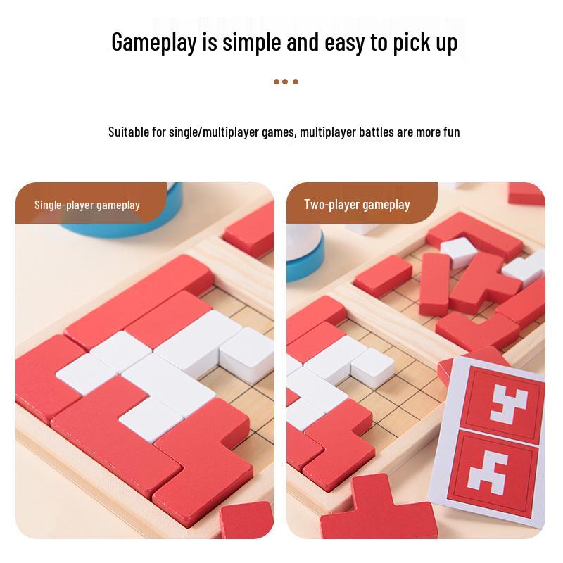 Versatile Puzzle Cube: Spatial Thinking & Imagination Builder Challenge, 2-Player Interactive Game.
