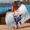Classic Anime Super Sonico Microfiber Printed Beach Towel Mountain Climbing Yoga Beach Swimming Running Absorbent Soft Towel