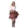 Women's Costume Off Shoulder Top Irregular Skirt Vintage Outfit With Decoration