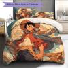 Cartoon Pattern Bedding Quilt Set Quilt Cover Pillowcase Home Decoration Birthday Gift (1 * Duvet Cover + 2 * Pillowcase, Without Core)