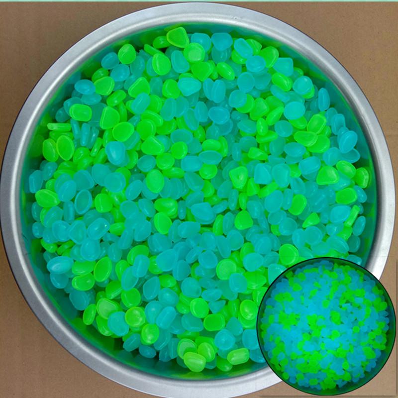 1cm Luminous Glowing Pebbles for Garden, Fish Tanks, Landscaping, Archaeology, and Fluorescent Decor.