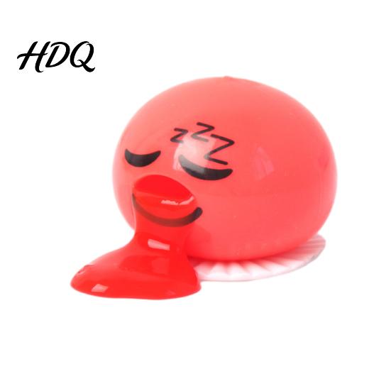 Relaxation Desk Toy Stress Relief Vomiting Yolk Toy, Cartoon Egg Squeeze Student Sensory Hand Exercise Ball Fidget
