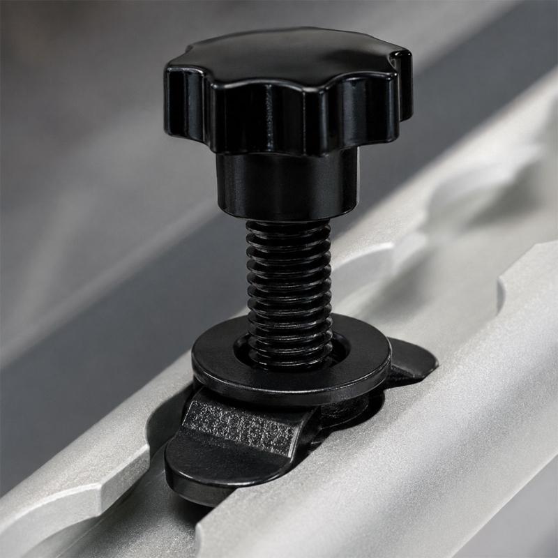 8mm Threaded Stud Nut Fitting Roof Rack Replacement Fastener Set with Star Hand Knob, Metal Mounting Hardware, 4 Piece Rack Fixing Kit