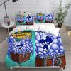 Blox Fruits Bedding Sets Bed Cover Comforter Duvet Cover Pillow Case 2-3 Pieces Sets Single Double Large Size Bedroom Decor