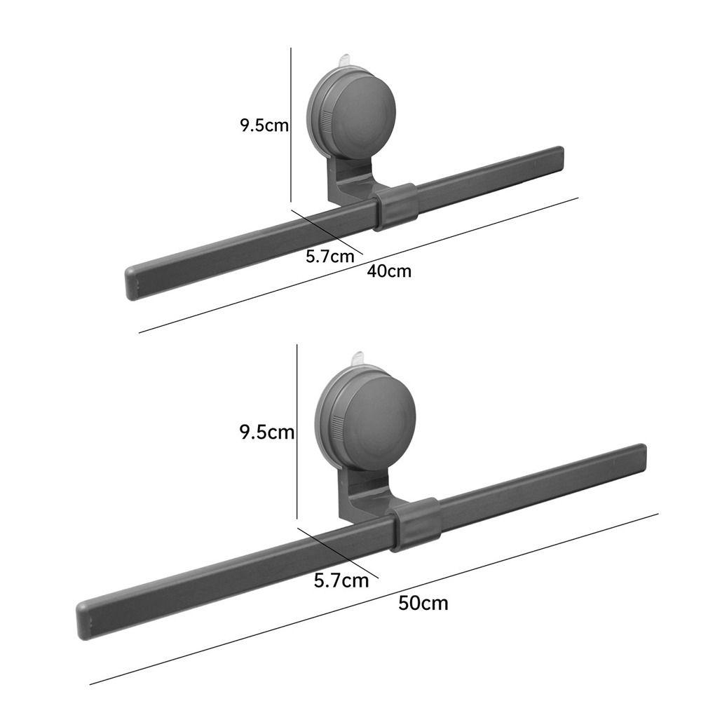 New Wall Mounted Towel Rack Punch-free Space Saving Bathroom Hanging Rod Suction Cup Slipper Storage Shelf