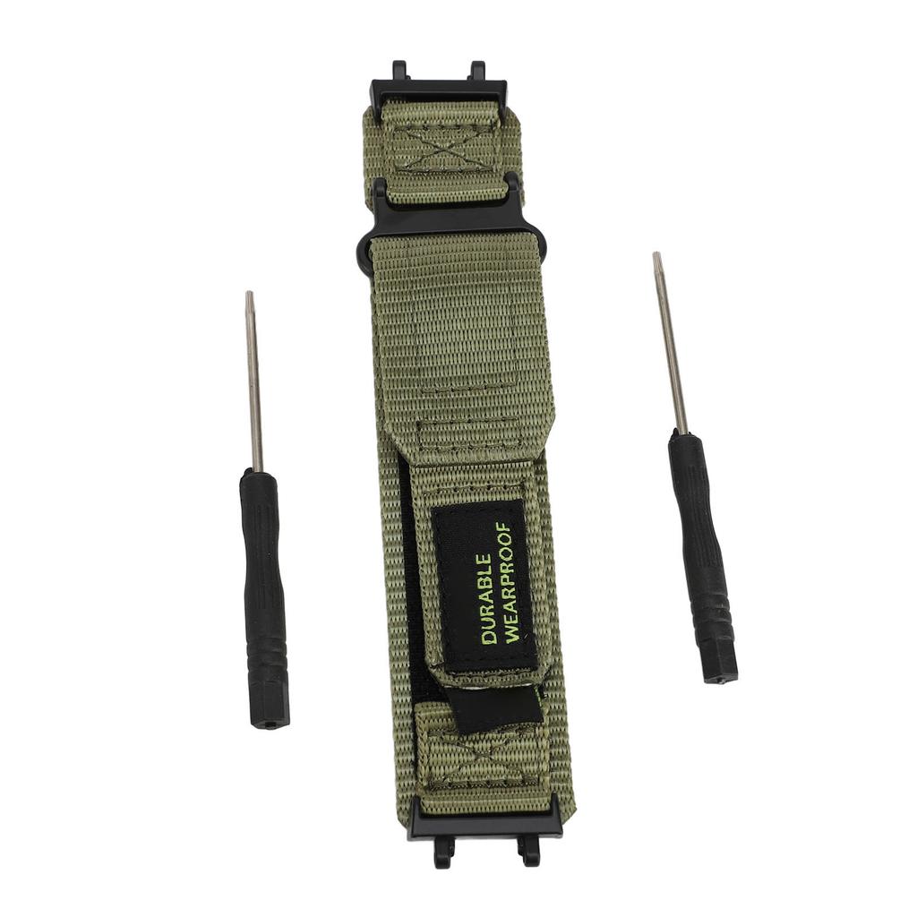 Nylon Watch Band for Huami Active Edge A2212 Hook and Loop Fastener Sporty Style Braided Soft Replac