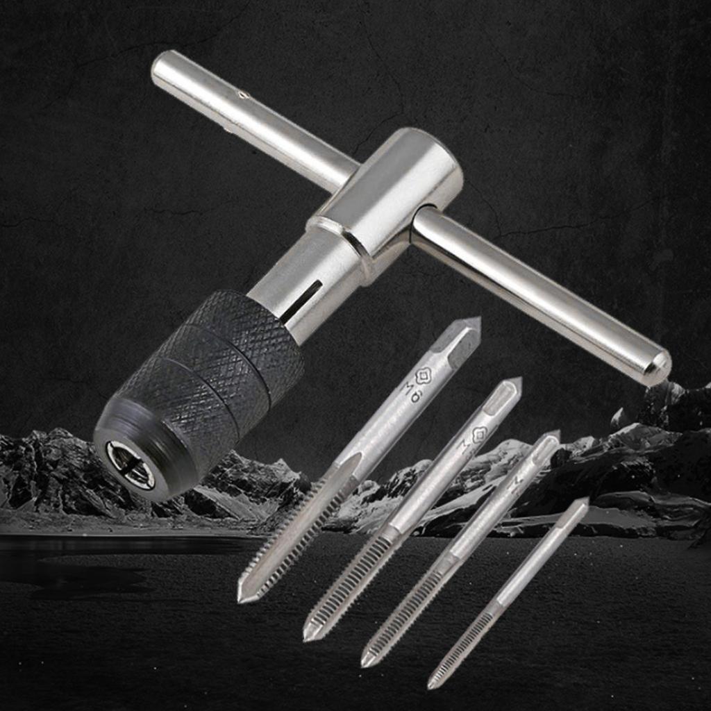 Metric Screw Tap Hand Taps Screw Hole Drill Bit Set Machine Thread Tap Hand Tool