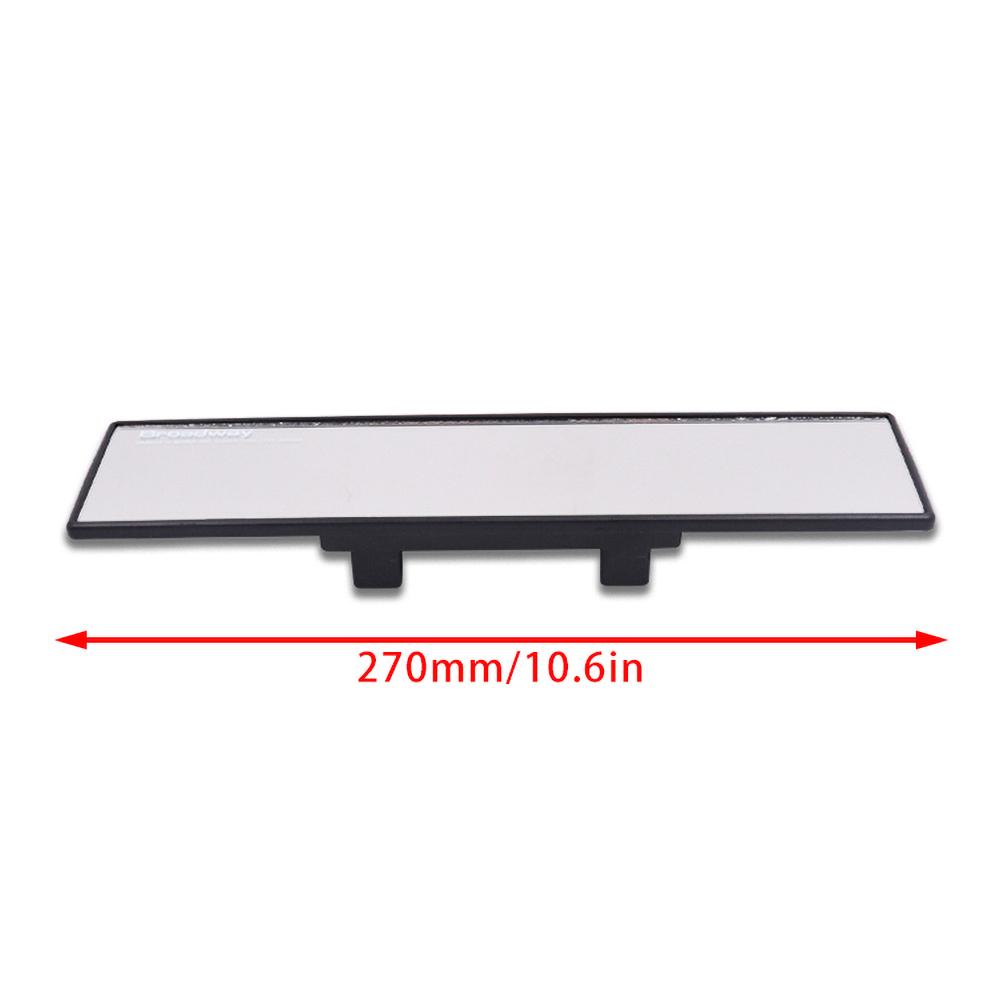 Universal 270mm Broadway logo Blue Lens Flat And Lens Curve Rear View Mirror 300mm Anti Glare Wide Angle Convex Rearview Mirror 270mm w- lens flat