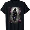 Goth Ästhetik Grunge Okkult Emo Satanisch Rabe Hexenhaftes T-Shirt