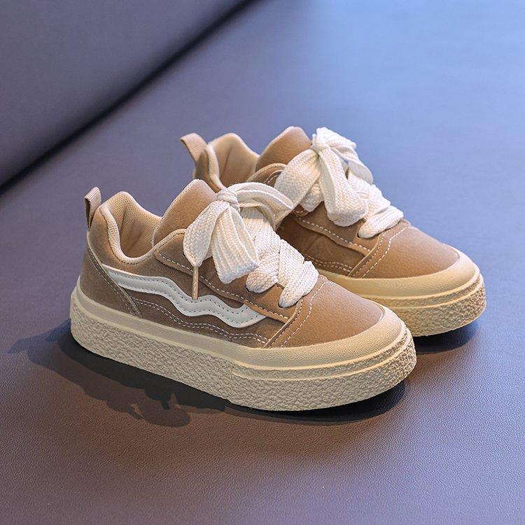 Girls board shoes spring and autumn boys sports shoes children platform canvas shoes muffin shoes girls casual low-top trendy cool