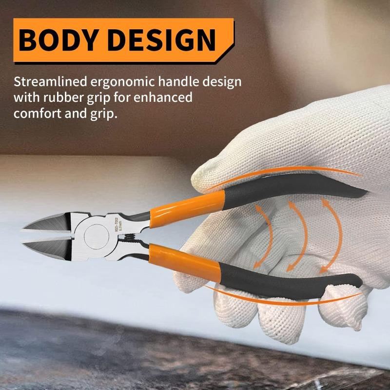 5 inch 6.5 inch Flush Cutter,Cutter for Crafting Electrical Jewelry Making, Precision Wire Cutter, Small Wire Cutter, Ultra Sharp Wire Clippers