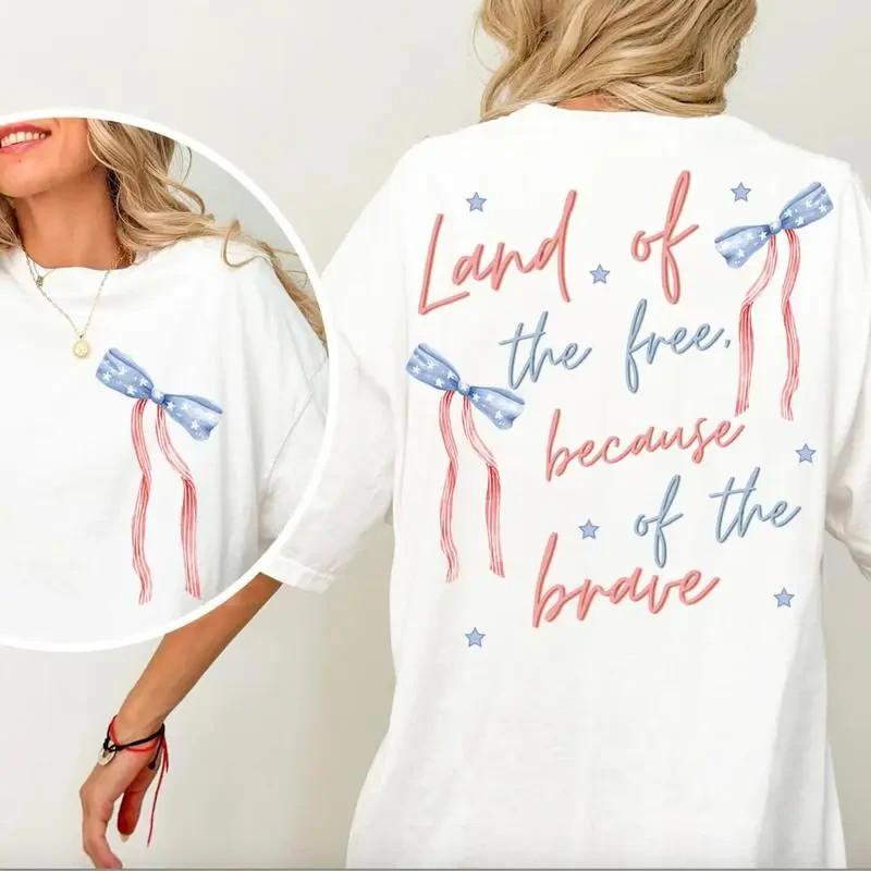 Coquette America Land Of The Free Because Of The Brave Shirt, 4th of July Shirt XXXXL