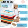 Set of 24 Picture Frame Bulk with Acrylic Sheet 4 X 6 Inch Photo Collage Frames with Invisible Nail and S Hooks for Wall Table