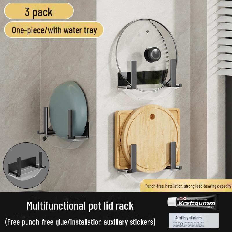 Punch-Free Kitchen Rack for Pots, Cutting Boards & More