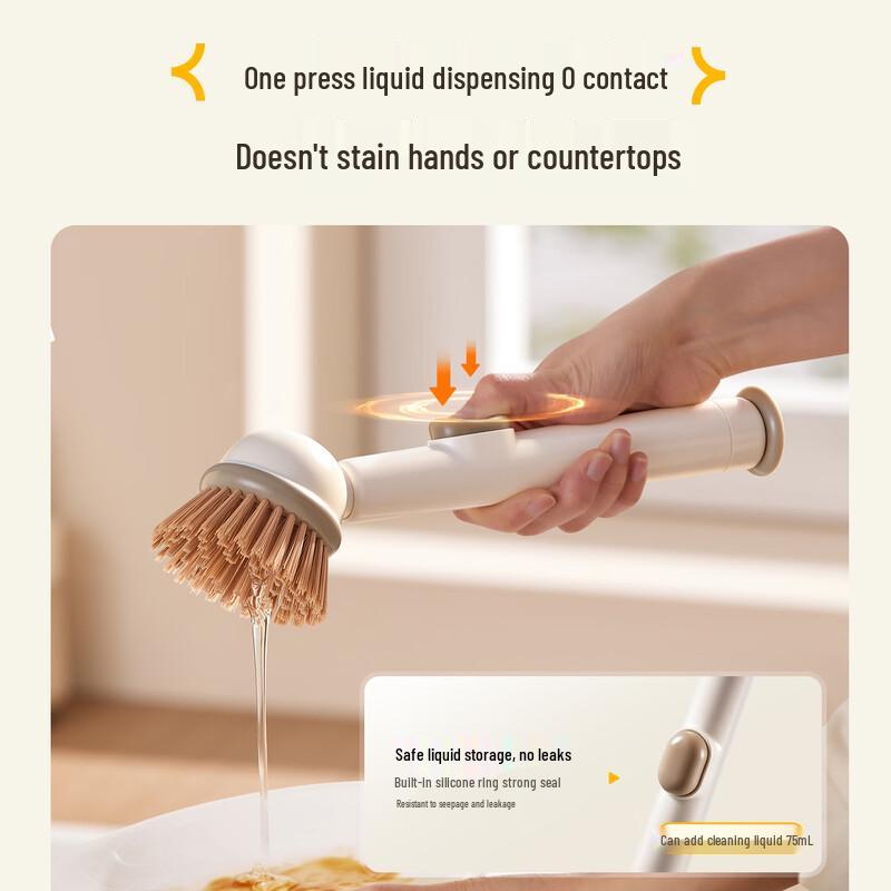 BEAR Portable Suction Cup Pot Brush