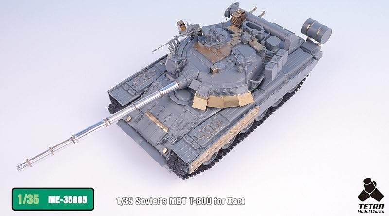 Tetra Model ME Series Russian Tank Plastic Model Parts ME3505 1/35 T-80U (XA)