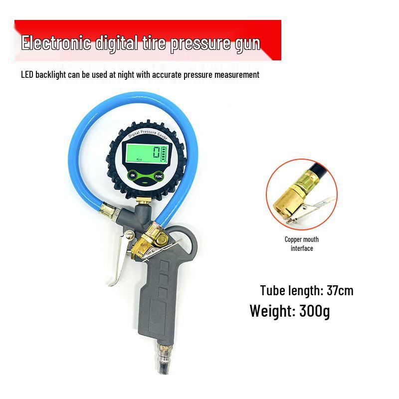 Digital Tire Pressure Gauge & Inflation Gun